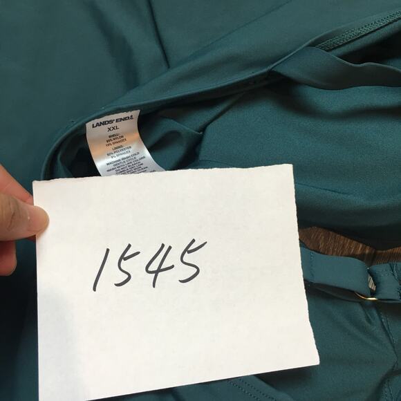 Lands' End Women's Dark Green One Piece Swimsuit size XXL NWT - Picture 10 of 10